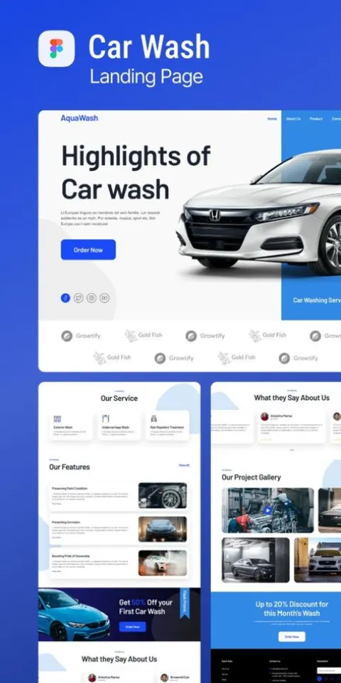 Референс дизайна: Автомойка